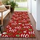 Dalyn Rug Company Wonderland WN18 2"3" x 7"6" Red Indoor/Outdoor Runner, , large