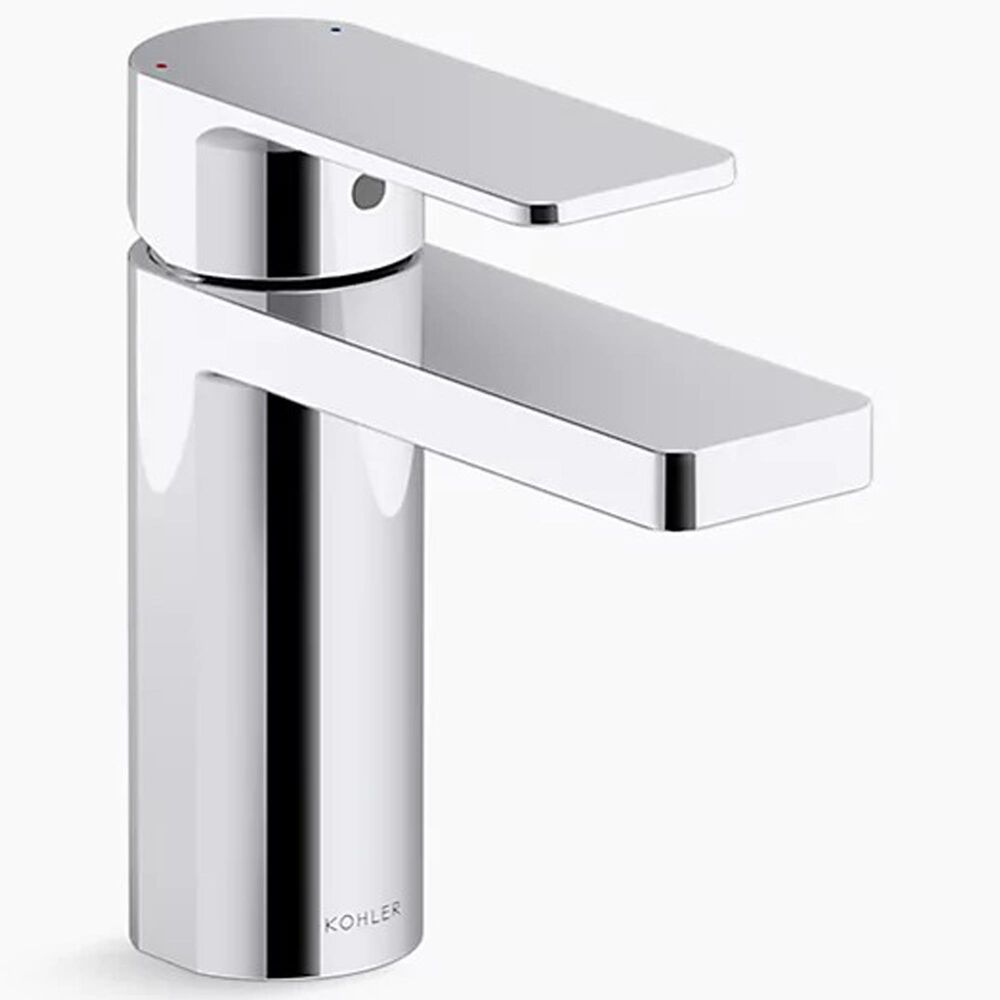 Kohler Parallel Single Handle Bathroom Sink Faucet in Polished Chrome, , large