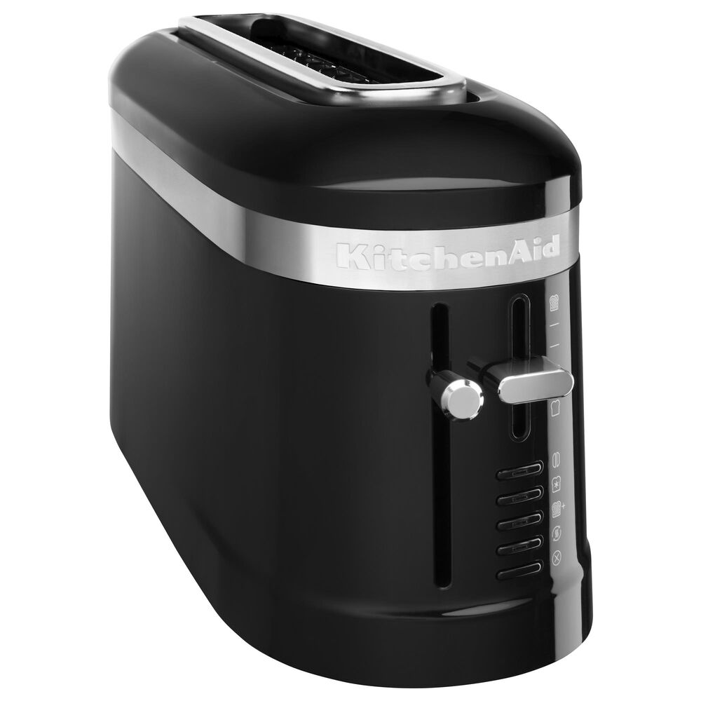KitchenAid 2Slice Long Slot Toaster in Onyx Black Nebraska Furniture