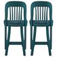 Linon Home Decor Maylen Counter Stool in Dark Green (Set of 2), , large
