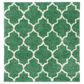 Safavieh Venus Shag 6"7" Square Green and Ivory Area Rug, , large