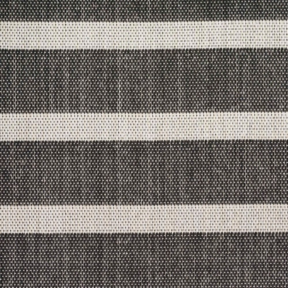 Nourison Positano POS03 Black and Ivory 4&#39; x 6&#39; Indoor/Outdoor Area Rug, , large