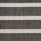 Nourison Positano POS03 Black and Ivory 4" x 6" Indoor/Outdoor Area Rug, , large
