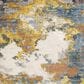 Oriental Weavers Caravan Clouds Prevail 9"10" x 12"10" Yellow and Blue Area Rug, , large