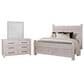 Viceray Collections Joinery 3-Piece King Bedroom Set in Washed White Oak, , large