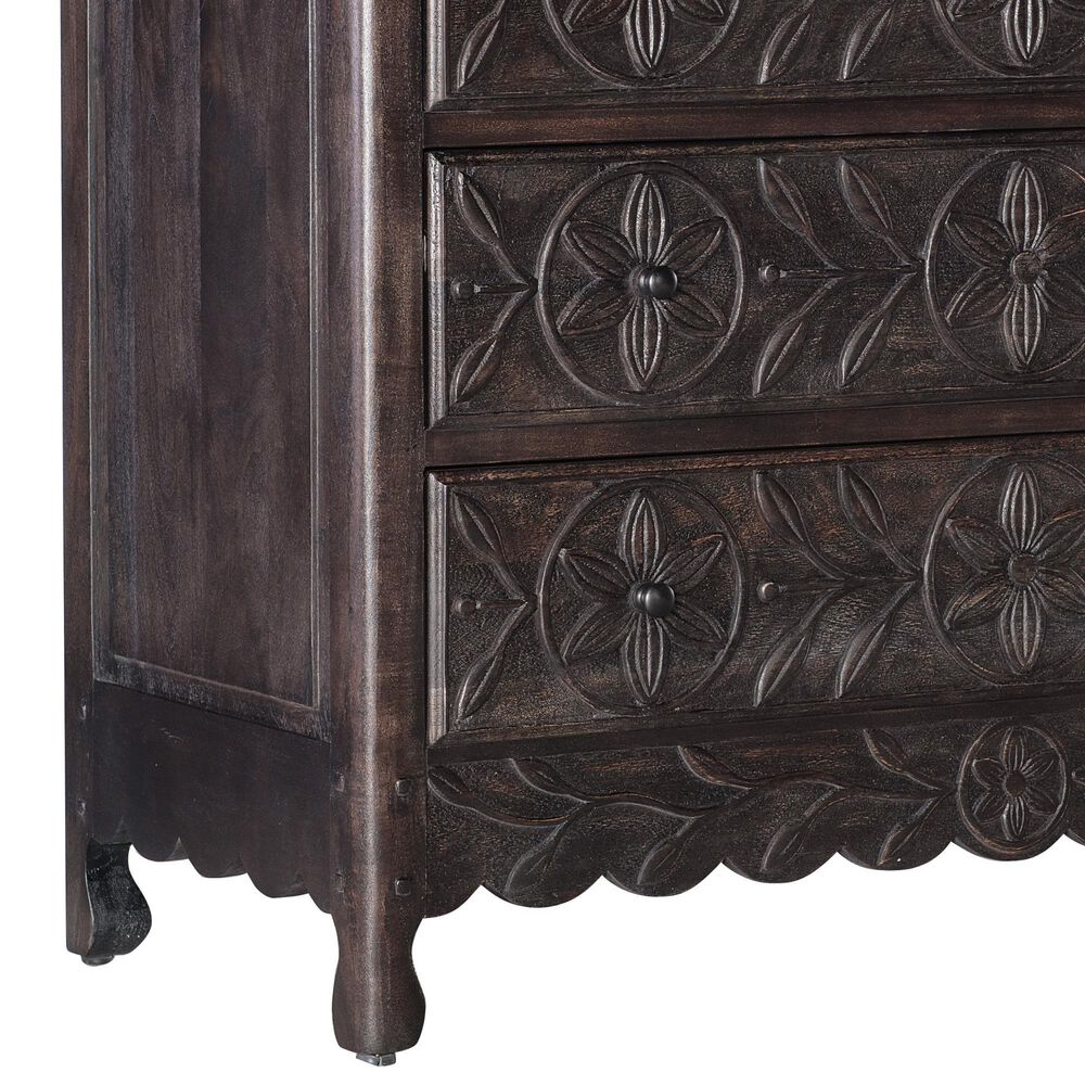 Hooker Furniture Commerce and Market Flora 3-Drawer Chest in Black, , large