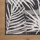Loloi Easton Ivory and Onyx 4" x 6" Indoor/Outdoor Area Rug, , large