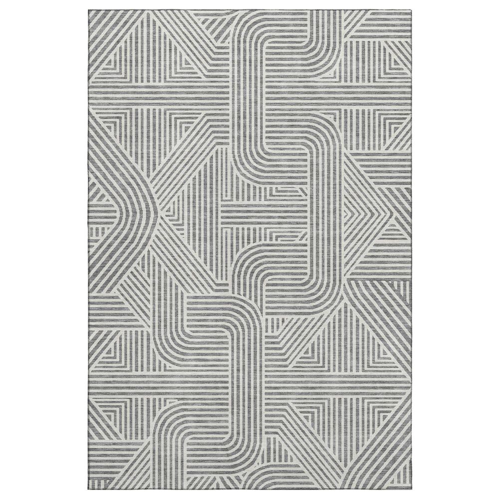 Dalyn Rug Company The Reserve TR14 Gray 9" x 12" Indoor/Outdoor Area Rug, , large