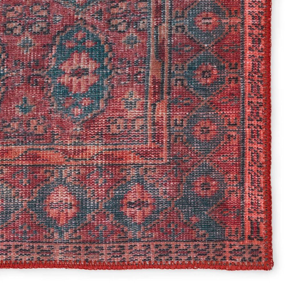 Jaipur Harman Kalinar 7&#39;6&quot; x 10&#39; Shaded Spruce, Koi, Cork and Deep Claret Area Rug, , large