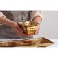 Pampa Bay 4" Square Snack Bowl in Gold, , large