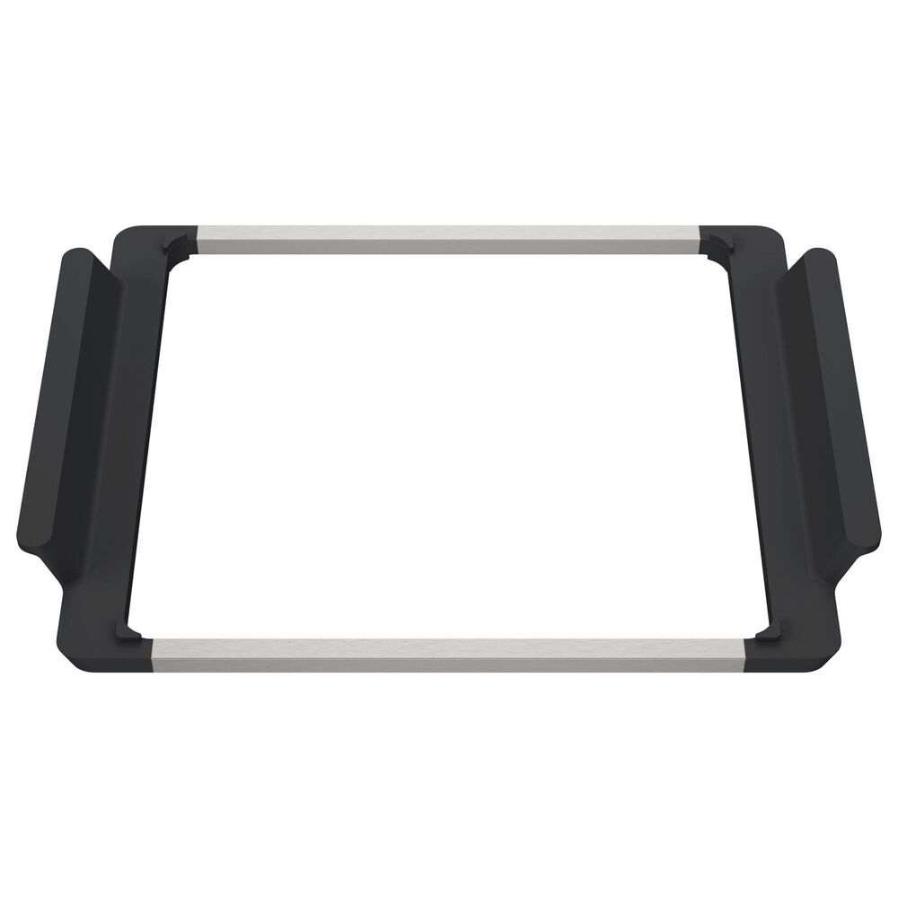Blanco Inteos Accessories Holder in Black and Stainless Steel, , large