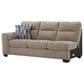 Ashley Olten 2-Piece Right Facing Sectional with Chaise in Mocha, , large