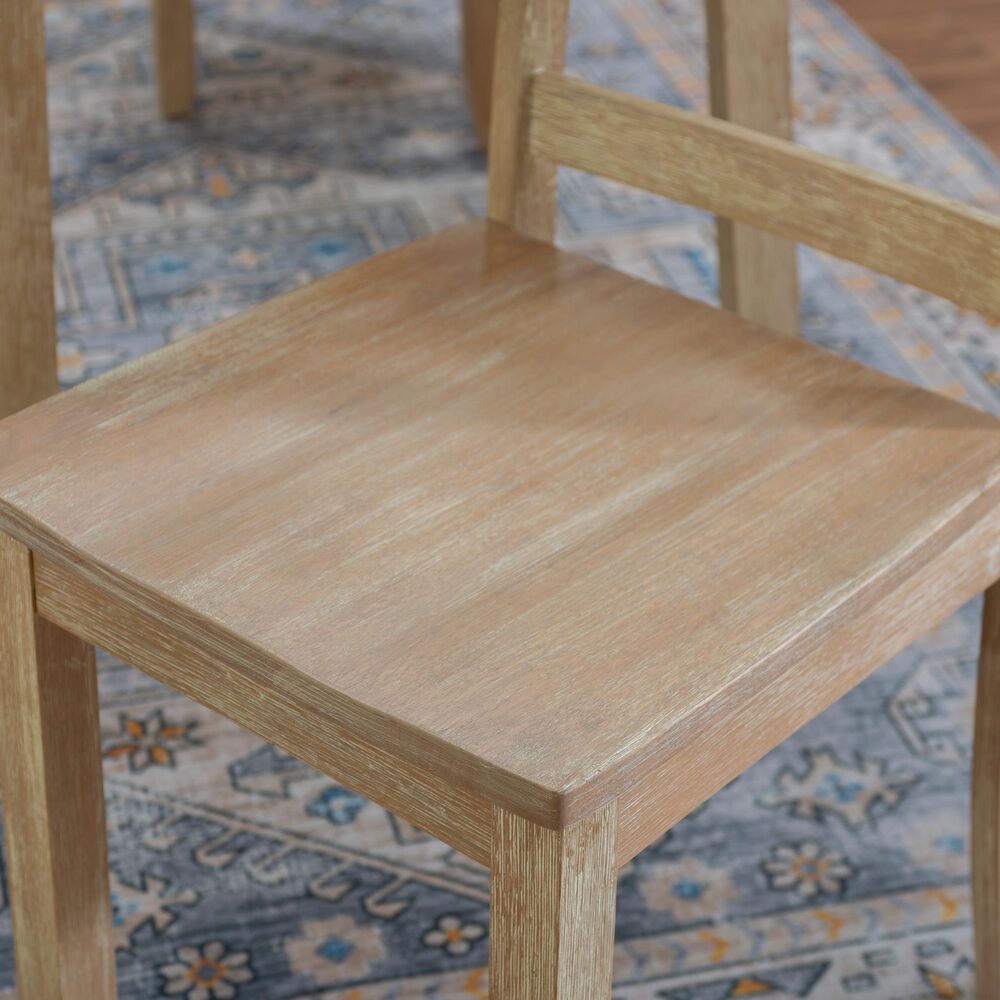 Linon Home Decor Brenton 3-Piece Rectangular Dining Set in Grey Wash, , large