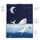 Lambs and Ivy Bubbles and Squirt Whale/Ocean Aquatic 3-Piece Baby Crib Bedding Set in Blue and White, , large