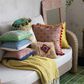 Creative Coop Palmera 8" x 18" Bolster Pillow in Multicolor, , large