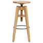 Jennifer Taylor Home Spencer Adjustable Stool in Natural Brown, , large
