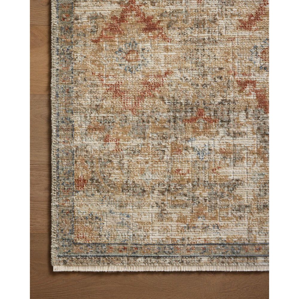 Loloi Heritage 4&#39; x 10&#39; Grey and Sunset Runner, , large