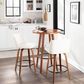 Lumisource Tintori Counter Stool in Cream, Walnut and Black (Set of 2), , large