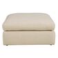 Ashley Elyza Oversized Accent Ottoman in Linen, , large