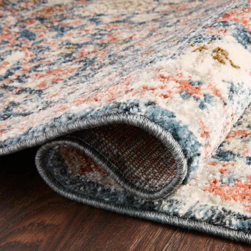 Loloi II Saban SAB-03 2&#39;7&quot; x 4&#39; Navy and Rust Area Rug, , large