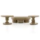 Furniture of America Rene 3-Piece Table Set in Light Brown, , large