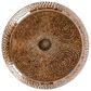 Teak Interiors 1-Light Glass Mosaic Pendant Lamp in Antique Gold, , large