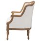 Baxton Studio Charlemagne Accent Chair in Beige, , large