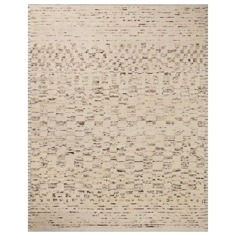Amber Lewis x Loloi Briyana 4" x 6" Natural and Granite Area Rug, , large