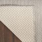 Nourison Horizon HOZ02 Grey 5" x 7" Indoor/Outdoor Area Rug, , large