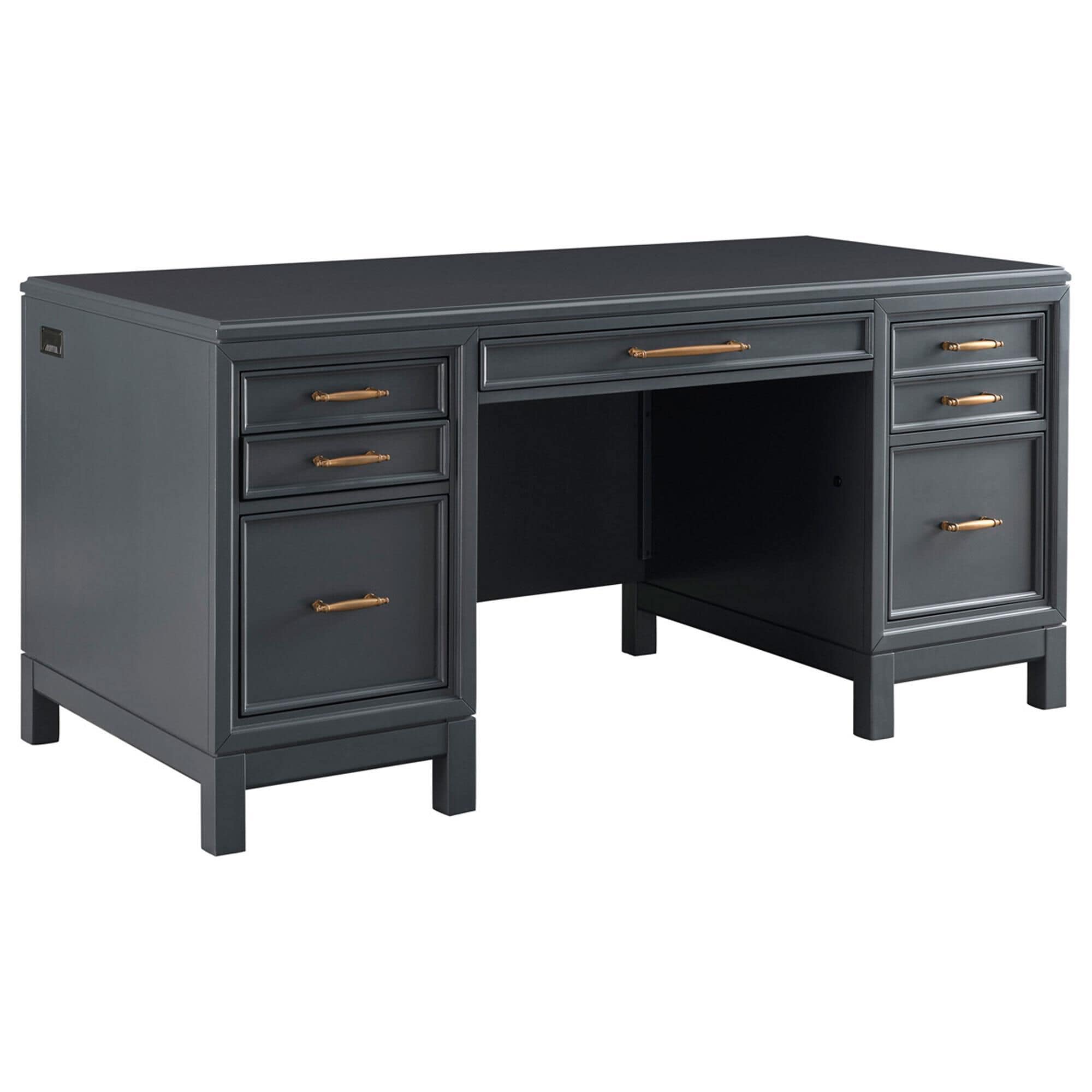 Riva Ridge Alexander 66 Executive Desk in Midnight