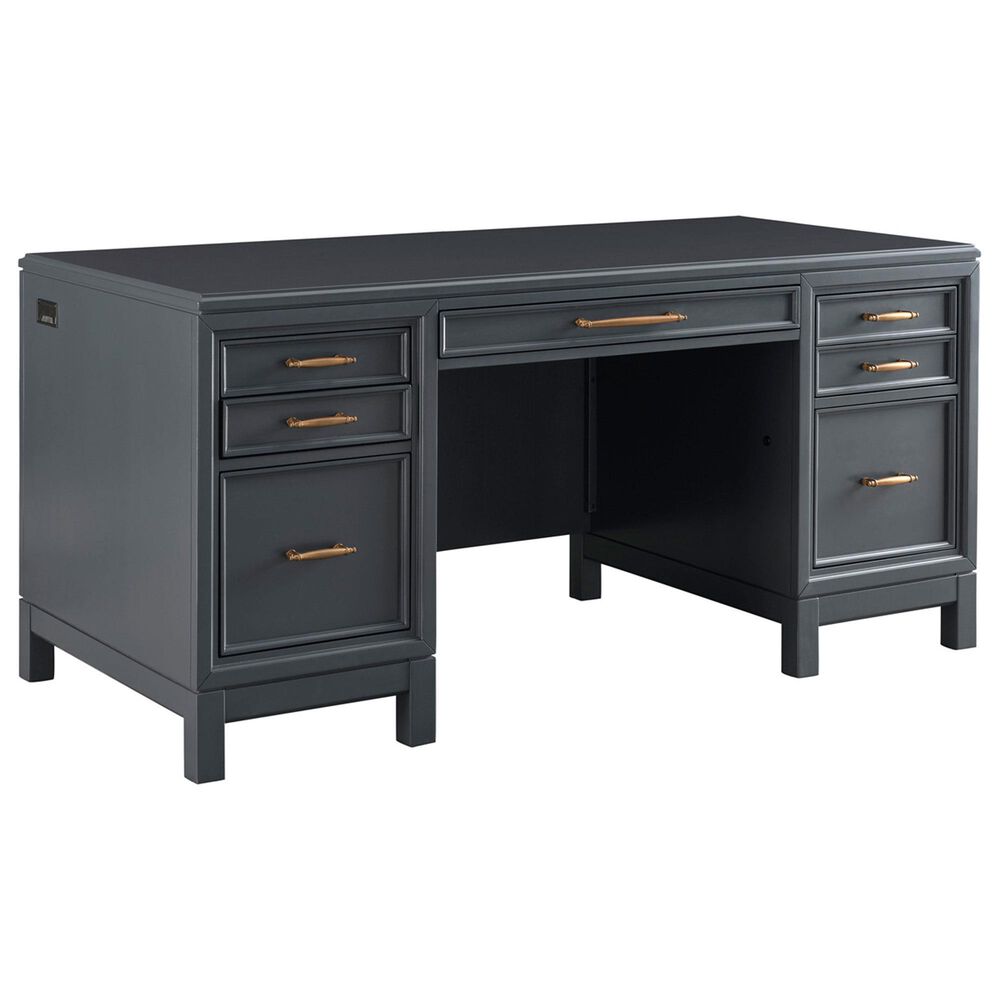 Riva Ridge Alexander 66" Executive Desk in Midnight, , large