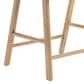 OSP Home Solid Wood Counter Stool with Black Upholstery, , large