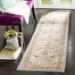 Safavieh Aria 2" x 8" Beige and Orange Runner, , large