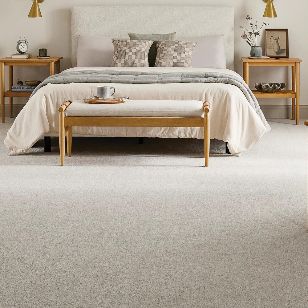 Shaw Tonal Comfort II Carpet in Whitewashed Frame, , large