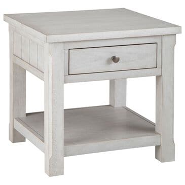 Ashley Robbinsdale Square End Table in Antique White, , large