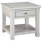 Ashley Robbinsdale Square End Table in Antique White, , large