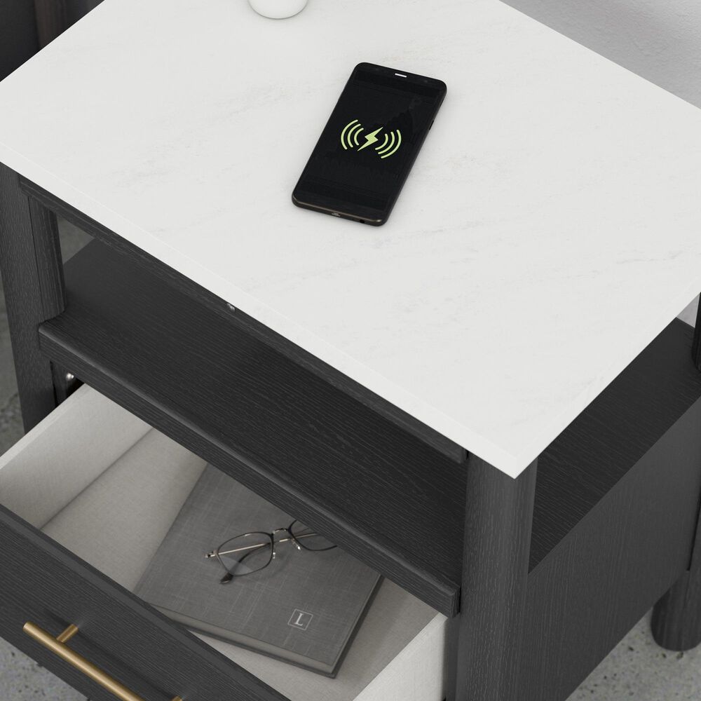 Ashley Cadmori 4-Piece Full Platform Bedroom Set in Black and White, , large