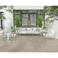 Nourison Courtyard Ivory and Silver 10" x 14" Indoor/Outdoor Area Rug, , large