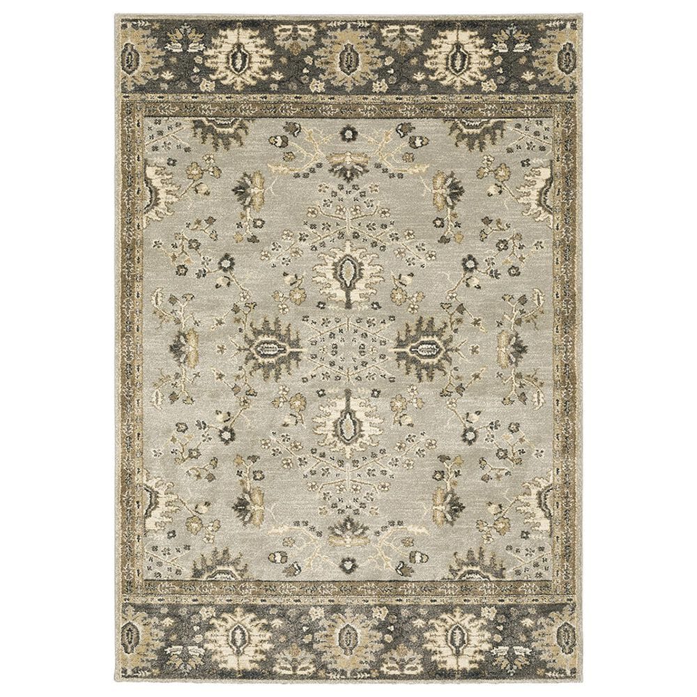 Oriental Weavers Florence Aurora 4928C 5"3" x 7"6" Blue Area Rug, , large