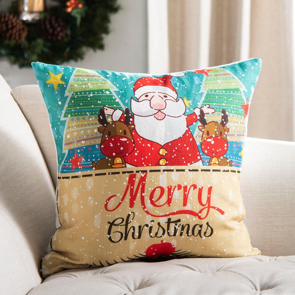 Safavieh Lux 18" Christmas Pillow, , large