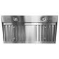 Trade-Winds Hoods 48" Designer Range Hood Liner with 600 CFM in Stainless Steel, , large
