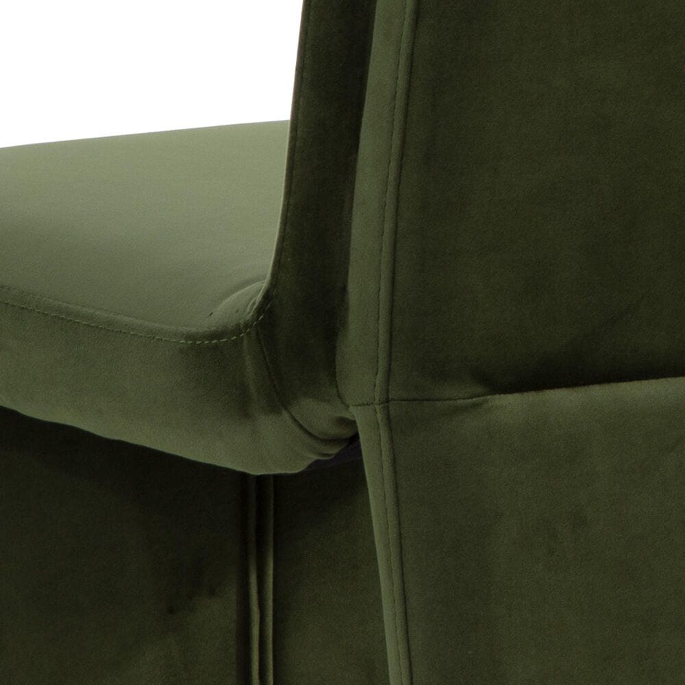 Club Collection By Sunpan Cascata Side Chair in Moss Green, , large