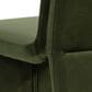 Club Collection By Sunpan Cascata Side Chair in Moss Green, , large