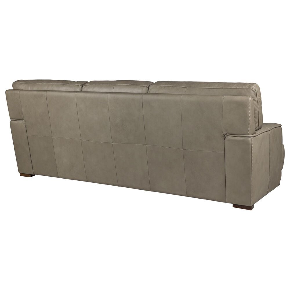 Bordeaux &amp; Co 4-Piece Stationary Leather Living Room Set in Goodland Grey, , large