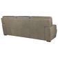 Bordeaux & Co 4-Piece Stationary Leather Living Room Set in Goodland Grey, , large