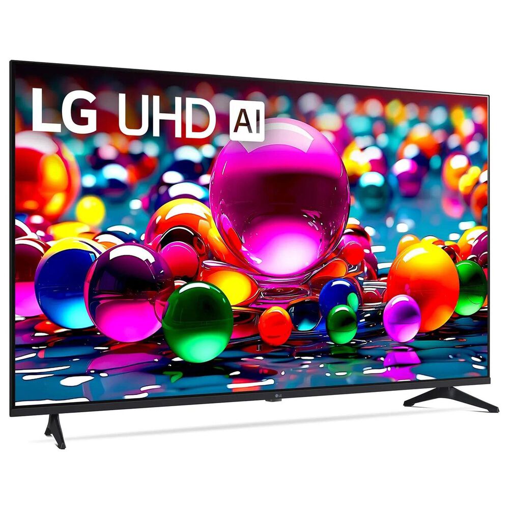 LG 43" Class UA77 4K UHD AI - Smart TV with 2.1 Channel Soundbar System in Black, , large