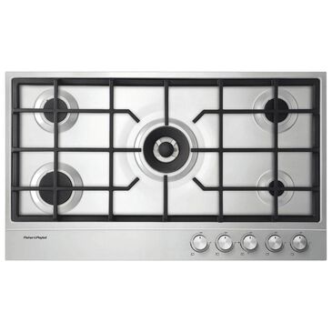 Fisher & Paykel 36" Natural Gas Cooktop in Stainless Steel, , large