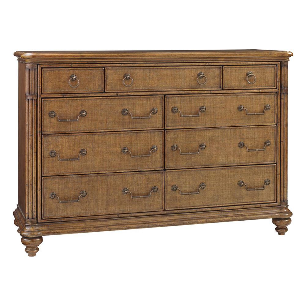 Tommy Bahama Home Bali Hai Breakers Double Dresser in Warm Brown, , large