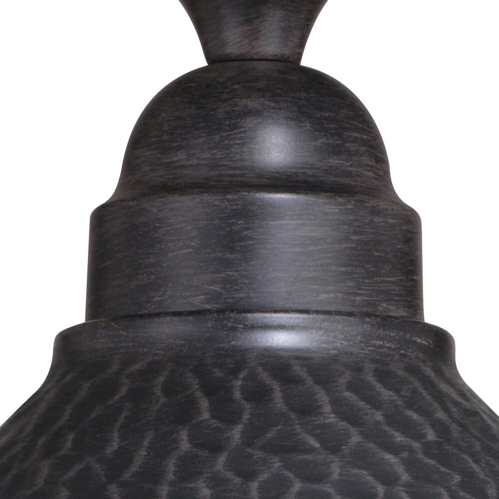 Vaxcel Outland 1-Light Outdoor Semi Flush in Aged Iron and Light Gold, , large
