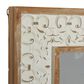 Maple and Jade 28" x 36" Wall Mirror in White and Brown, , large